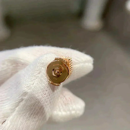 [Angela Schmuck]Herz-Ohrstecker aus Karneol