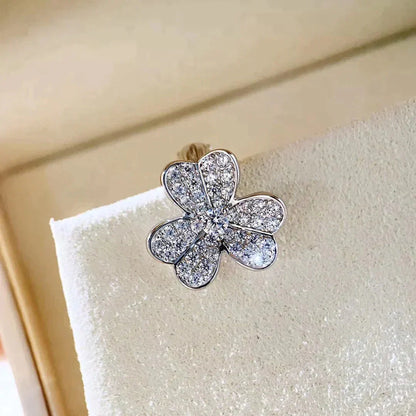 [Angela Schmuck]CLOVER COMOS DIAMANT OHRRINGE SILBER