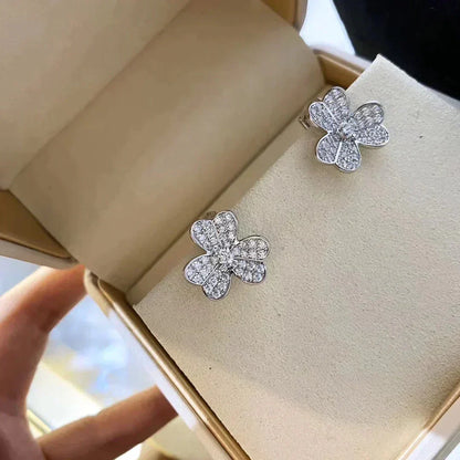 [Angela Schmuck]CLOVER COMOS DIAMANT OHRRINGE SILBER