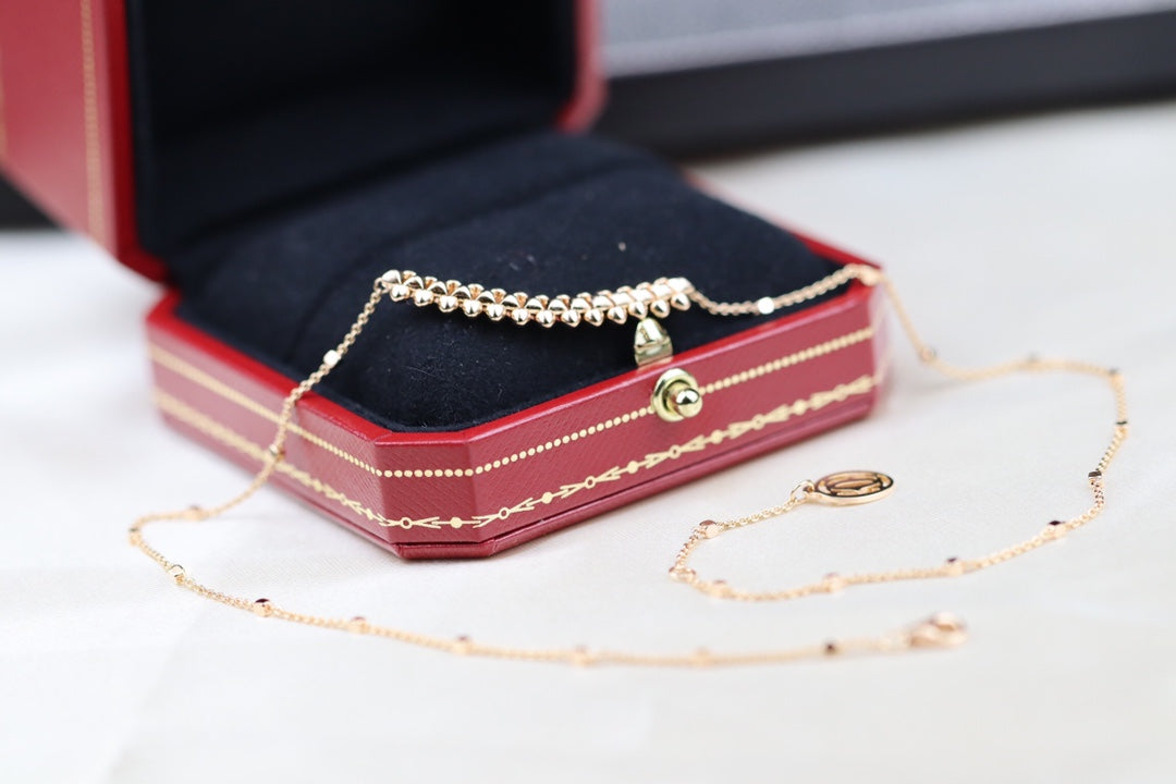 [Angela Schmuck]CLASH ROSA GOLD HALSKETTE 