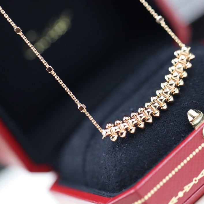 [Angela Schmuck]CLASH ROSA GOLD HALSKETTE 