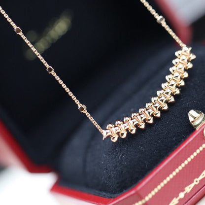 [Angela Schmuck]CLASH ROSA GOLD HALSKETTE 