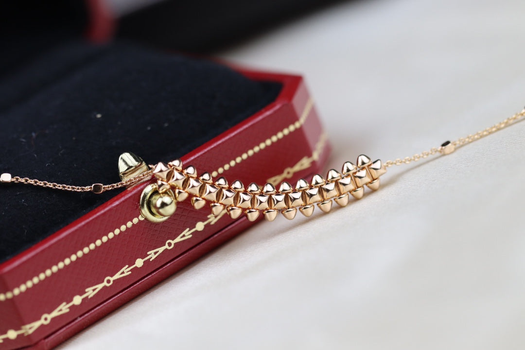 [Angela Schmuck]CLASH ROSA GOLD HALSKETTE 