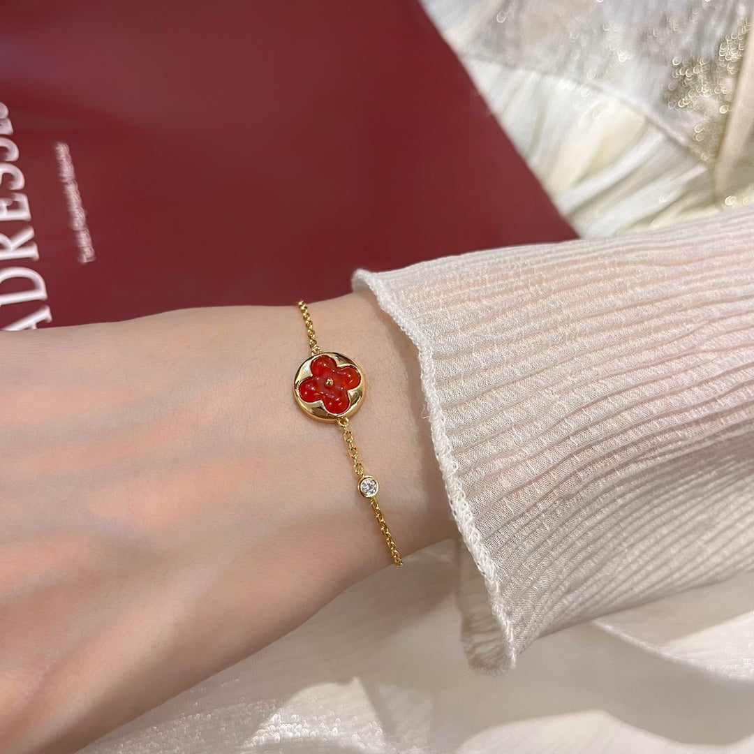 [Angela Schmuck]Sonnenanhänger Karneol Armband