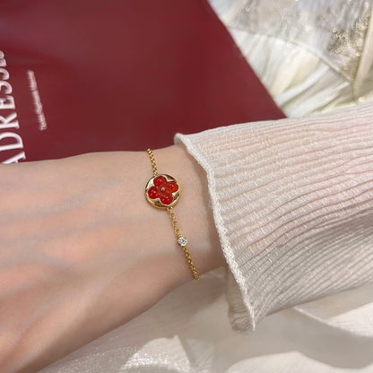 [Angela Schmuck]Sonnenanhänger Karneol Armband