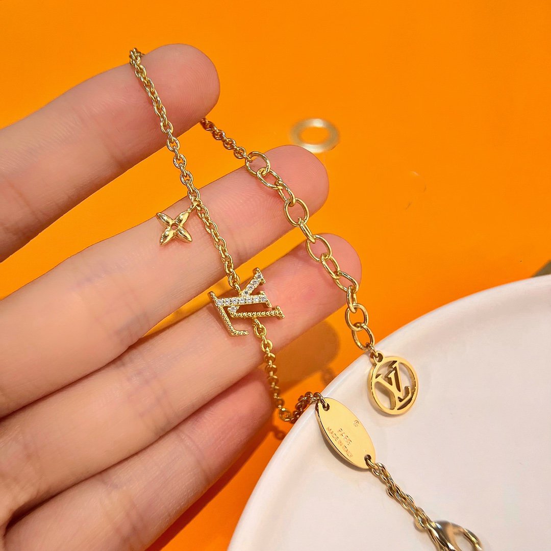 [Angela Jewellery]Goldarmband mit Logo-Sternmotiv