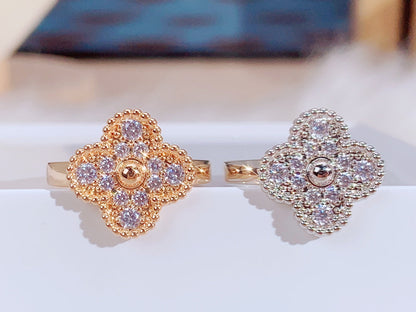 [Angela Schmuck]KLEEBLATT-DIAMANTRING