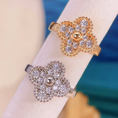 [Angela Schmuck]KLEEBLATT-DIAMANTRING
