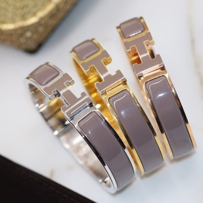 [Angela Schmuck]H-Armband 12mm Braun