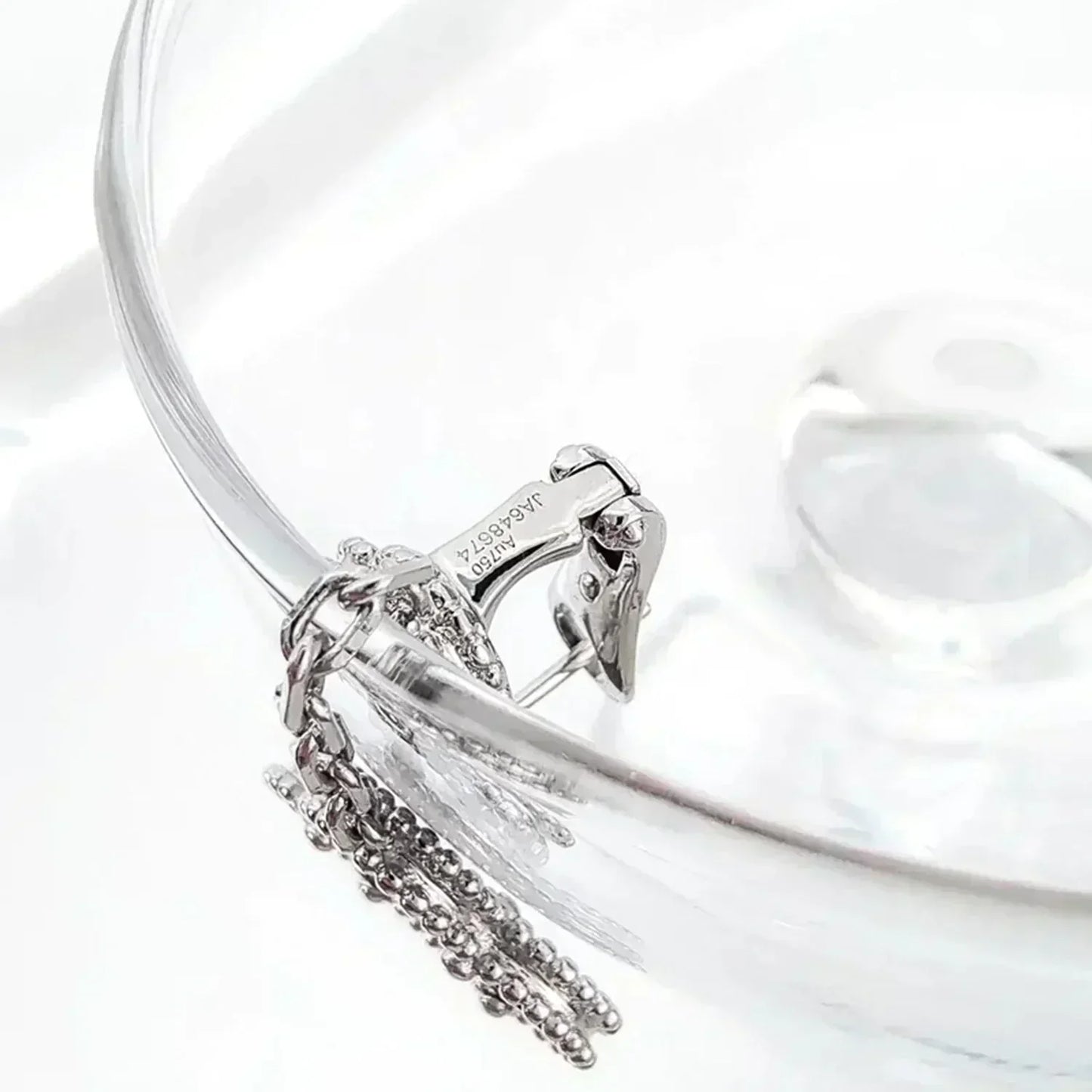 [Angela Schmuck] KLEEBLATT 2 MOTIVE DIAMANT ONYX OHRRINGE SILBER