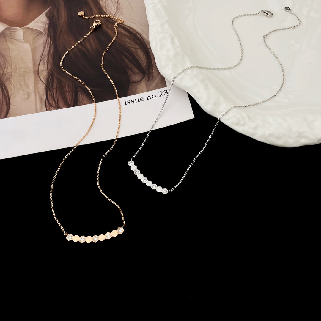 [Angela Schmuck]BEE MY LOVE DIAMANT-HALSKETTE