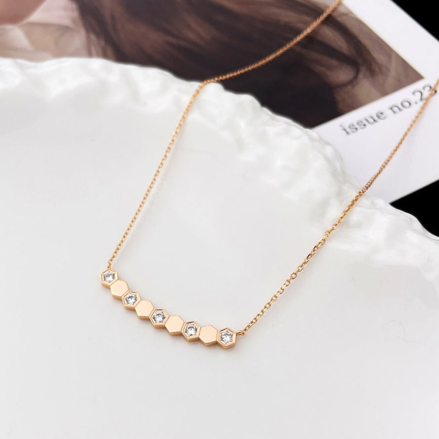 [Angela Schmuck]BEE MY LOVE DIAMANT-HALSKETTE