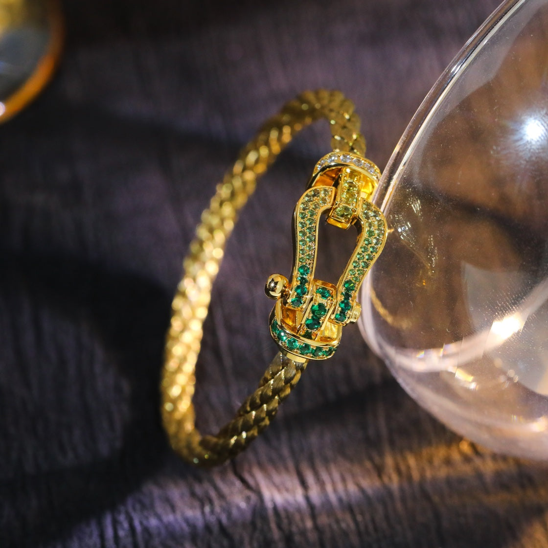 [Angela Schmuck]FORCE 10 GOLD GRÜNE DIAMANT GEPAPERT