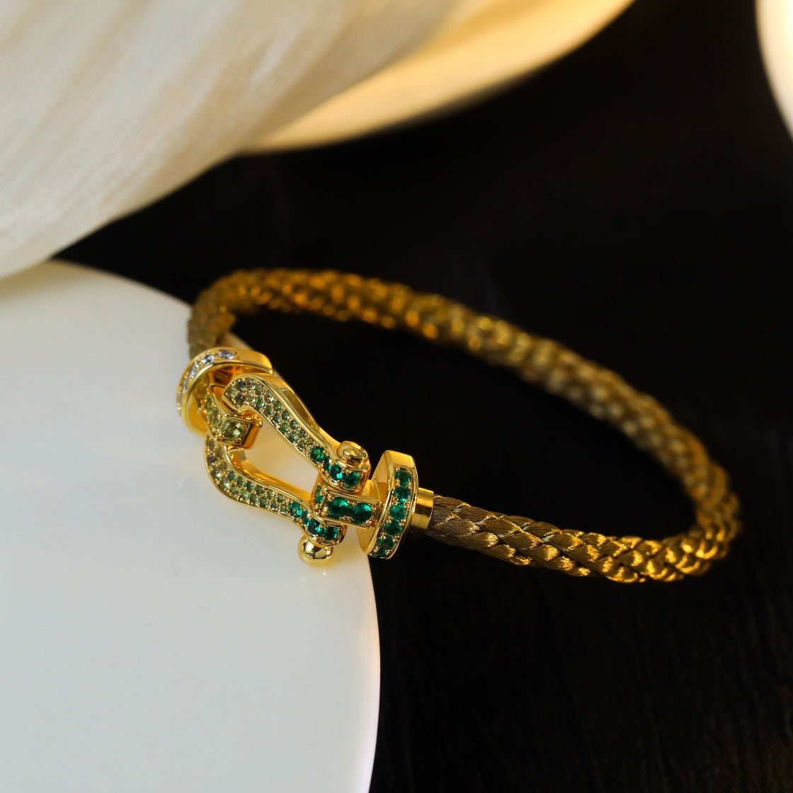 [Angela Schmuck]FORCE 10 GOLD GRÜNE DIAMANT GEPAPERT