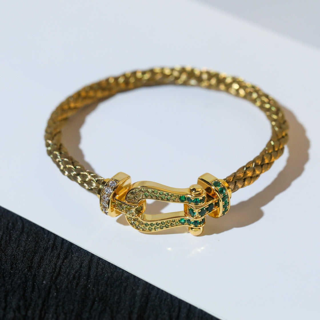 [Angela Schmuck]FORCE 10 GOLD GRÜNE DIAMANT GEPAPERT