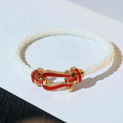 [Angela Schmuck]FORCE 10 WEISSES TEXTIL MIT DIAMANTEN