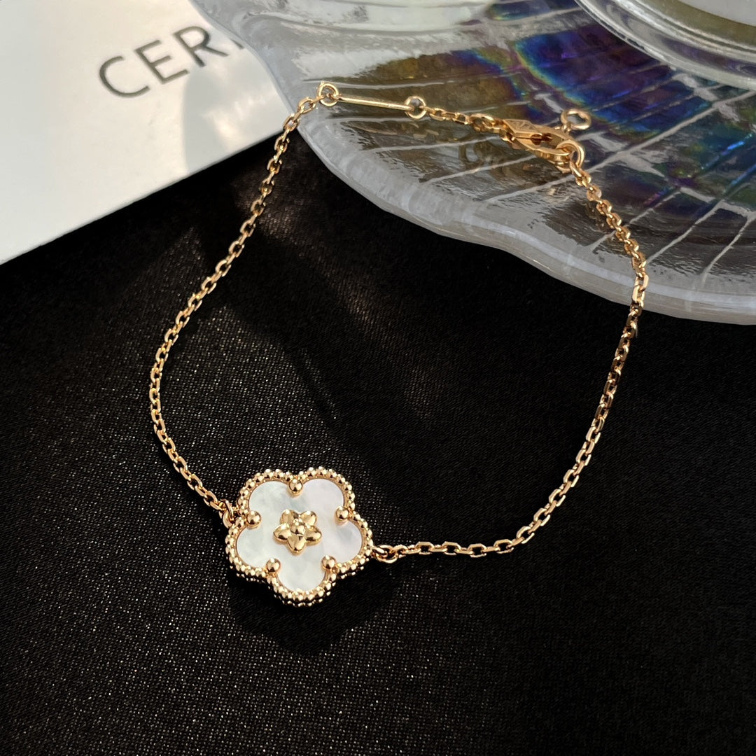 [Angela Schmuck]LUCKY SPRING ROSÉGOLD MOP ARMBAND