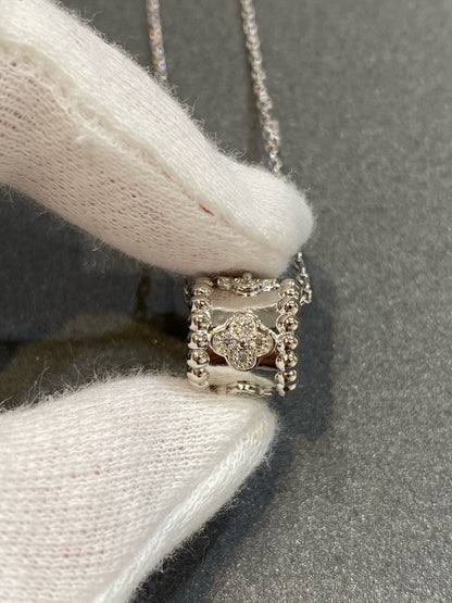 [Angela Jewellery]PERLEE PEDANT SIVLER DIAMOND NECKLACE