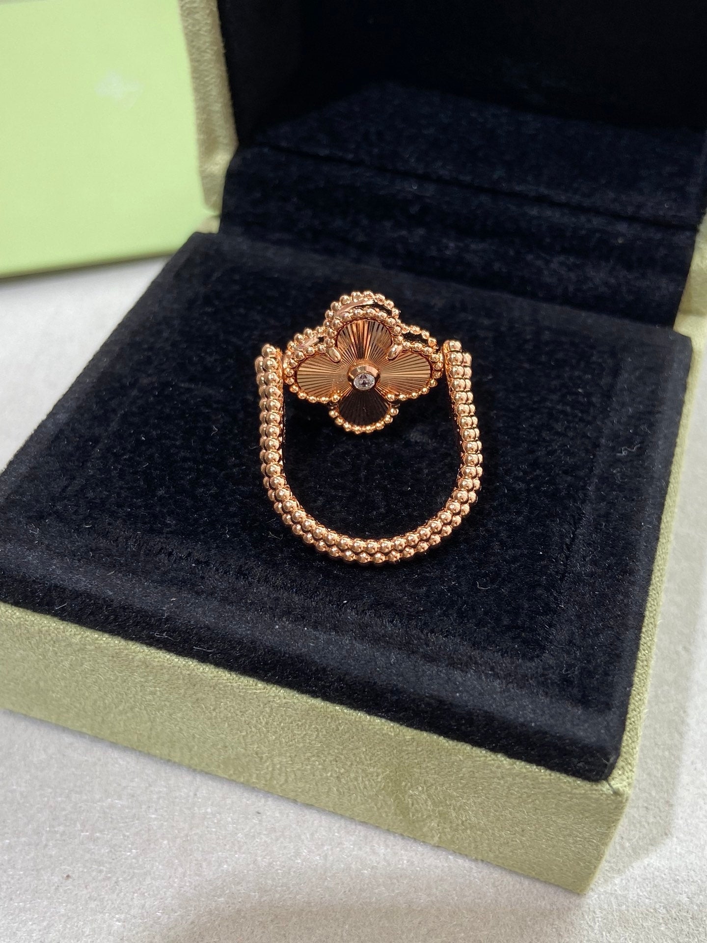 [Angela Schmuck]CLOVER RIVERSIBLE ROSÉGOLDRING 