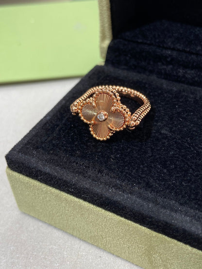 [Angela Schmuck]CLOVER RIVERSIBLE ROSÉGOLDRING 