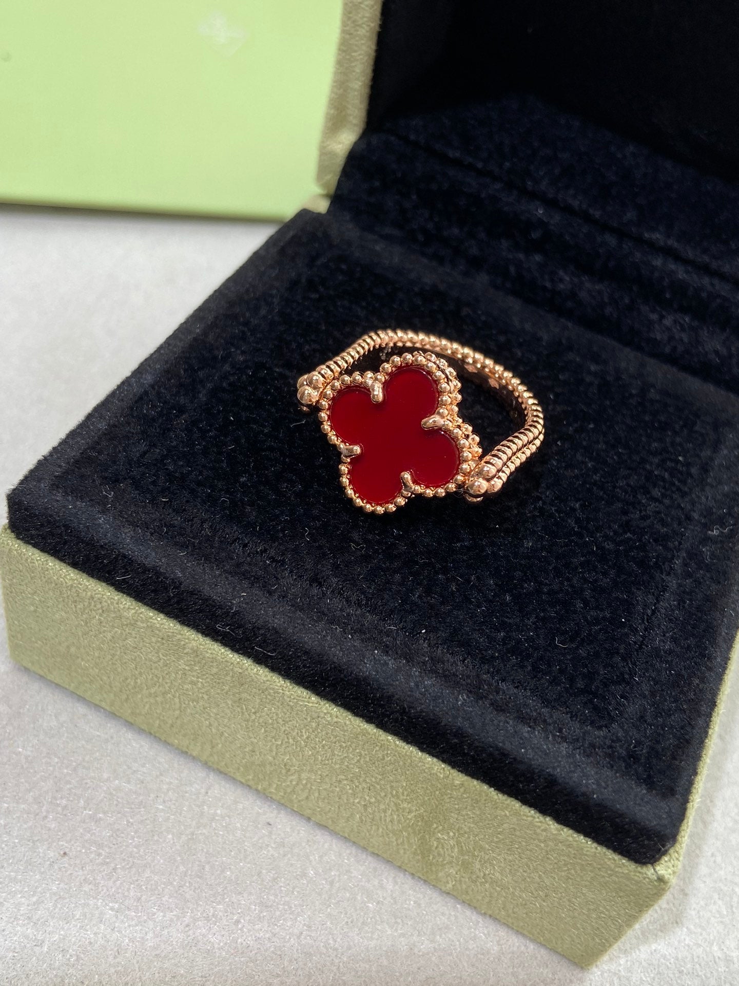 [Angela Schmuck]CLOVER RIVERSIBLE ROSÉGOLDRING 