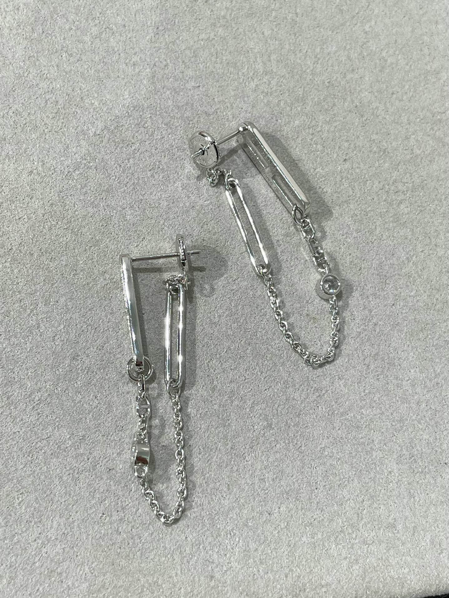 [Angela Schmuck]CHAINE CHAOS DIAMANT-OHRRINGE