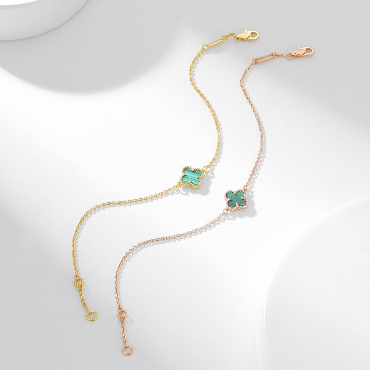 [Angela Schmuck]KLEE-ARMBAND MALACHIT 1 MOTIV