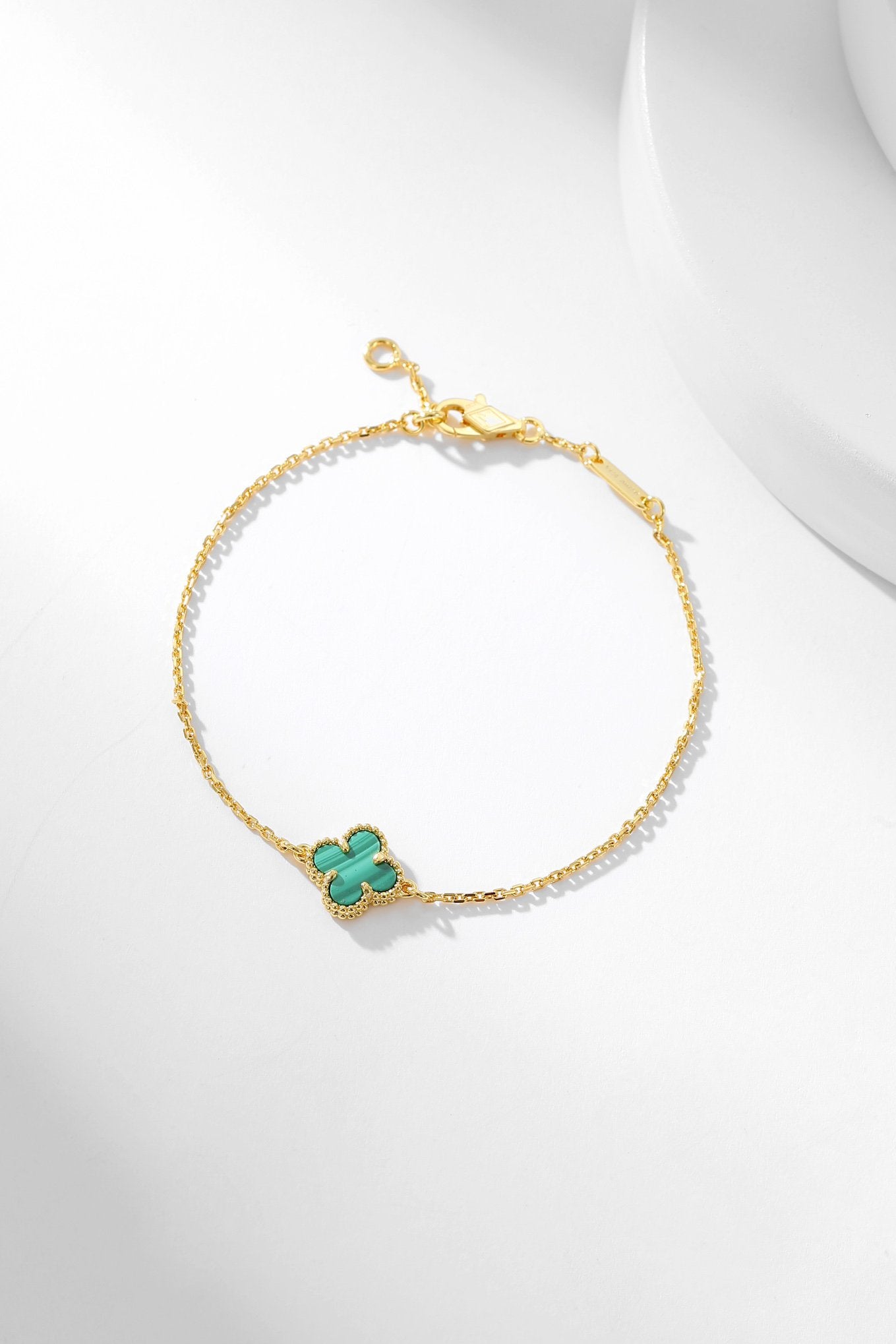 [Angela Schmuck]KLEE-ARMBAND MALACHIT 1 MOTIV