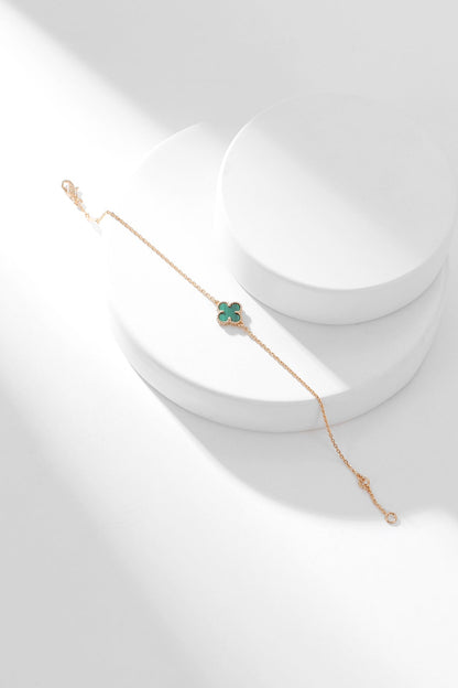 [Angela Schmuck]KLEE-ARMBAND MALACHIT 1 MOTIV