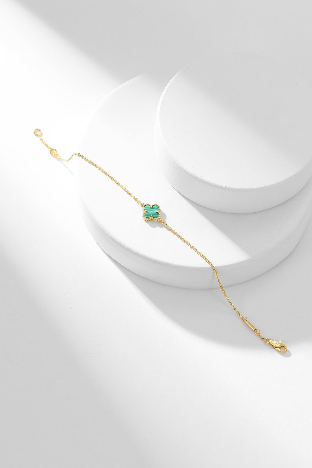[Angela Schmuck]KLEE-ARMBAND MALACHIT 1 MOTIV