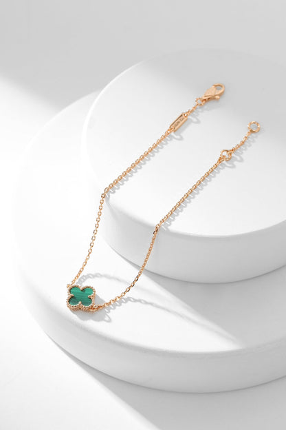 [Angela Schmuck]KLEE-ARMBAND MALACHIT 1 MOTIV