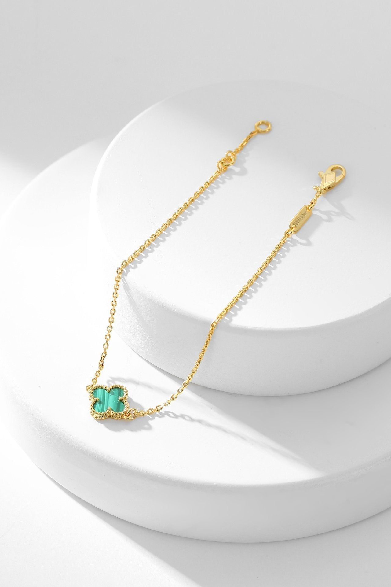 [Angela Schmuck]KLEE-ARMBAND MALACHIT 1 MOTIV