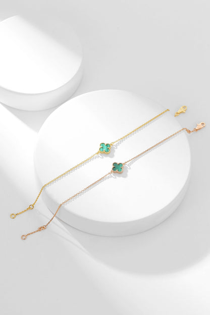 [Angela Schmuck]KLEE-ARMBAND MALACHIT 1 MOTIV