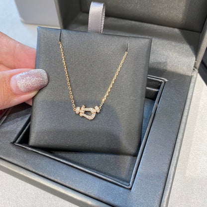 [Angela Jewellery]FORCE 10 DIAMANT ROSGOLD HALSKETTE MINIMODELL