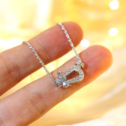 [Angela Schmuck]FORCE 10 DIAMANT-SILBER-HALSKETTE MINI-MODELL