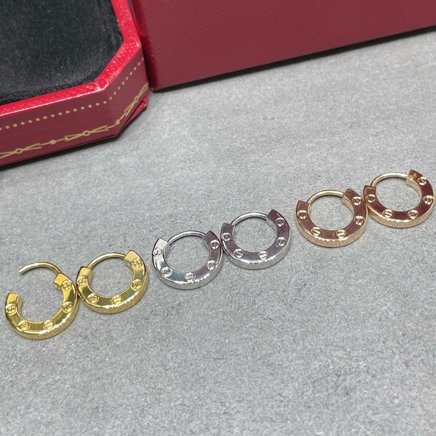 [Angela Schmuck]LOVE MINI OHRRINGE
