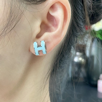 [Angela Schmuck] POP ​​H HIMMELBLAU OHRSTECKER