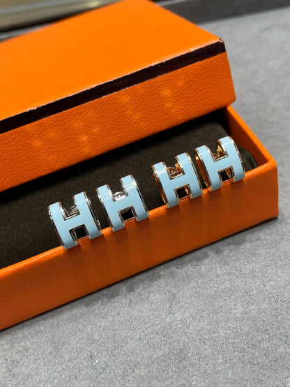 [Angela Schmuck] POP ​​H HIMMELBLAU OHRSTECKER