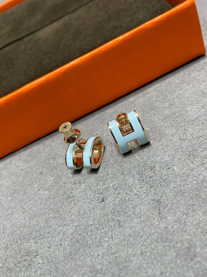 [Angela Schmuck] POP ​​H HIMMELBLAU OHRSTECKER