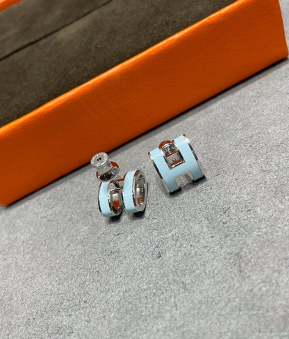 [Angela Schmuck] POP ​​H HIMMELBLAU OHRSTECKER