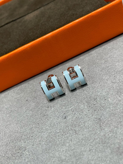 [Angela Schmuck] POP ​​H HIMMELBLAU OHRSTECKER