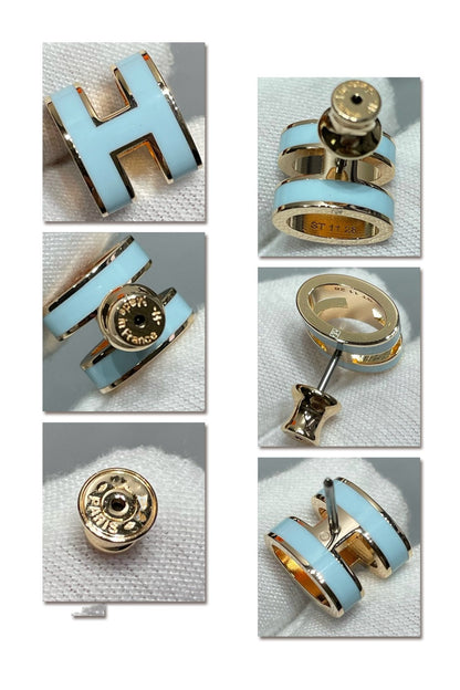 [Angela Schmuck] POP ​​H HIMMELBLAU OHRSTECKER