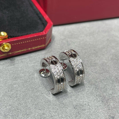 [Angela Jewellery] Liebes-Ohrringe aus Keramik mit Diamanten
