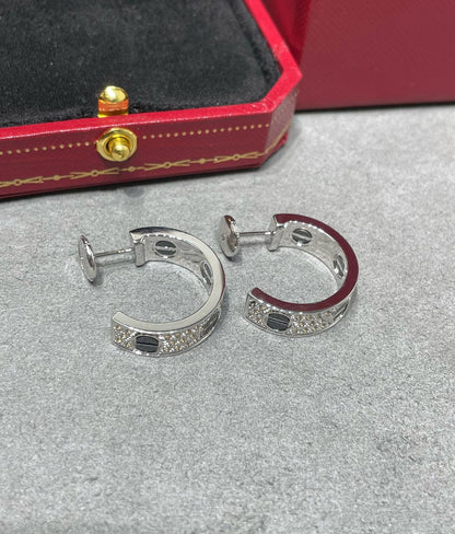[Angela Jewellery] Liebes-Ohrringe aus Keramik mit Diamanten