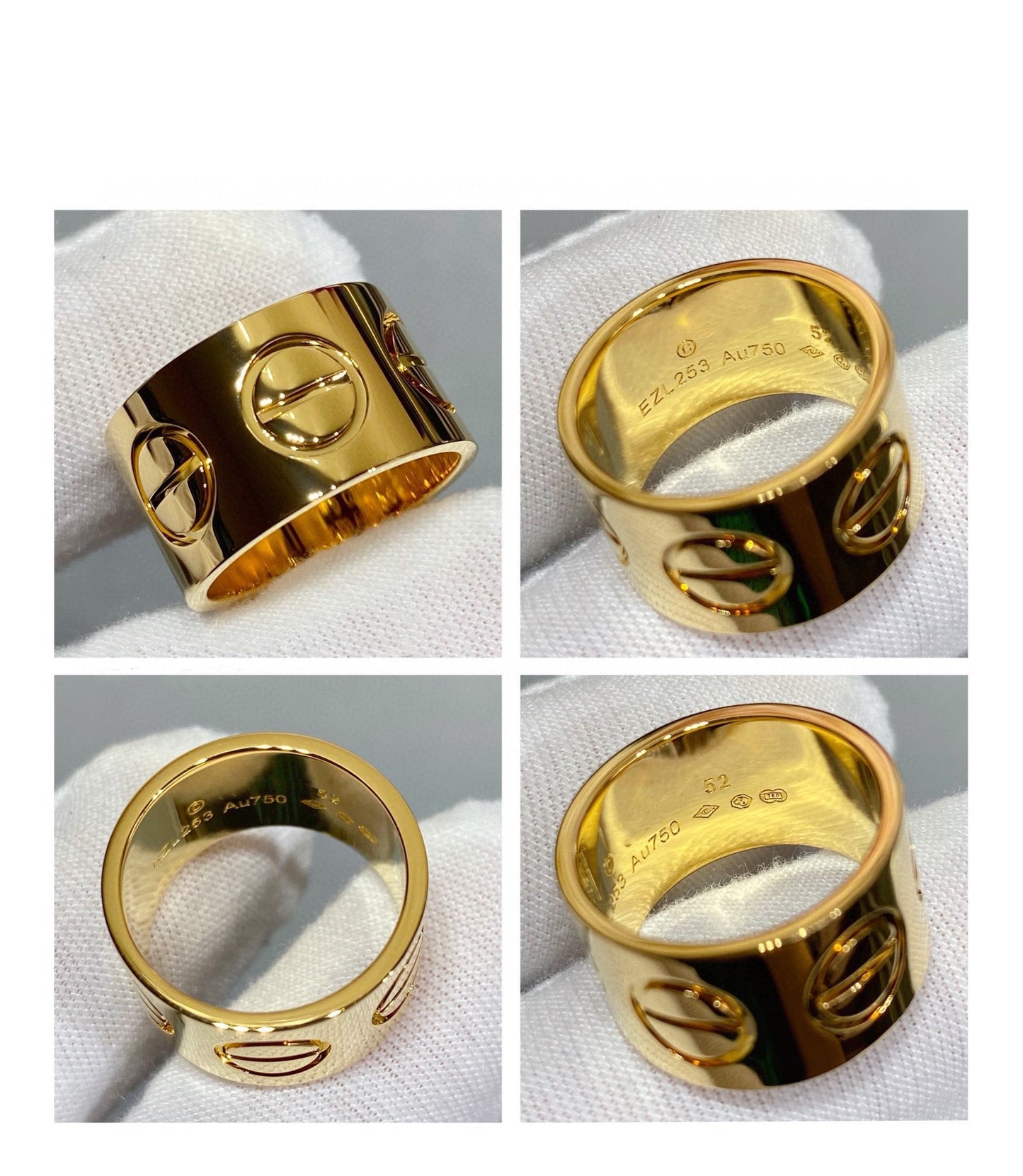[アンジェラジュエリー]LOVE 11MM ラージリング