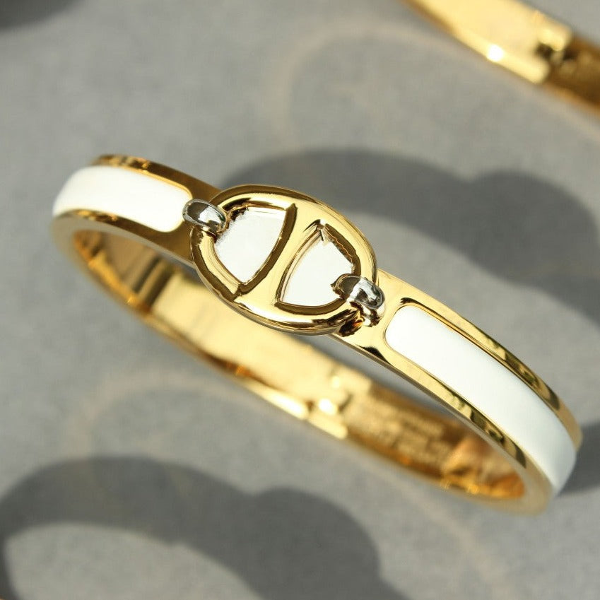 [Angela Schmuck] CLIC CHAINE GOLDARMBAND