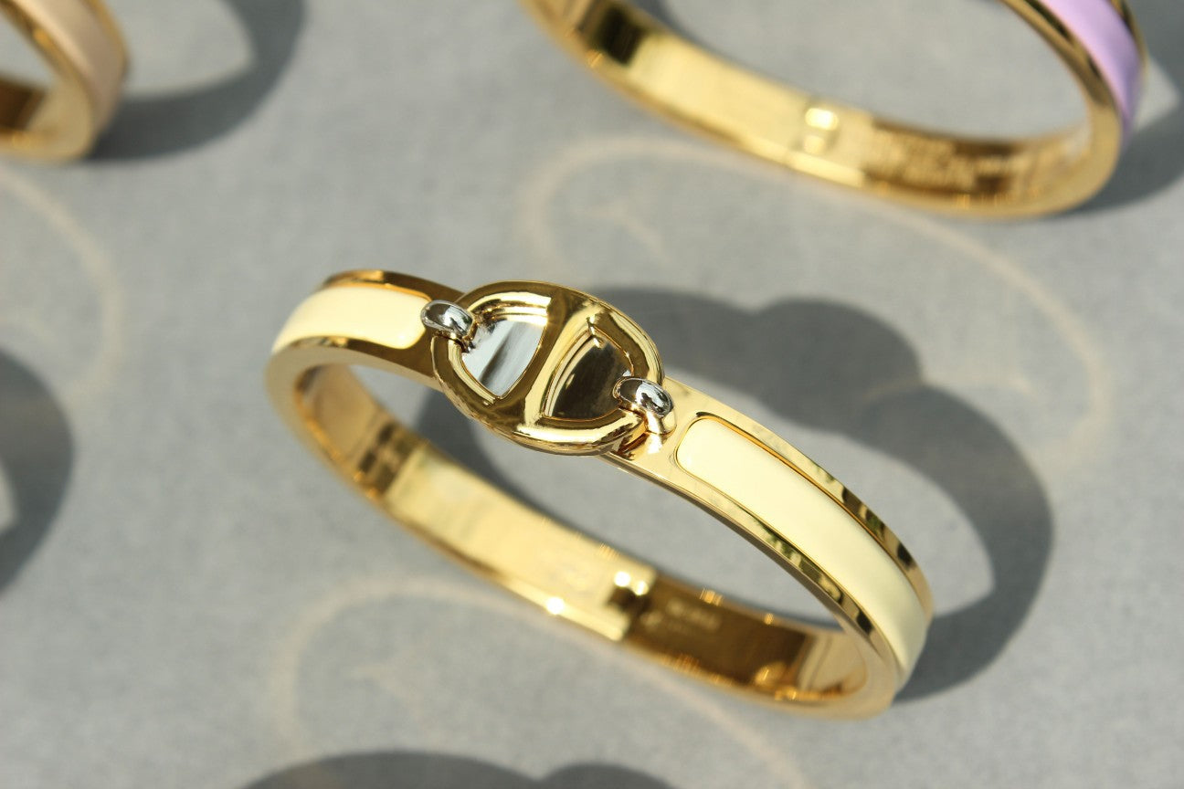[Angela Schmuck] CLIC CHAINE GOLDARMBAND