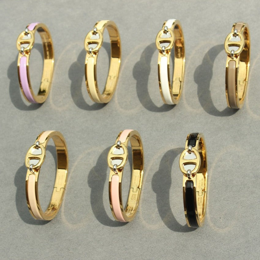 [Angela Schmuck] CLIC CHAINE GOLDARMBAND