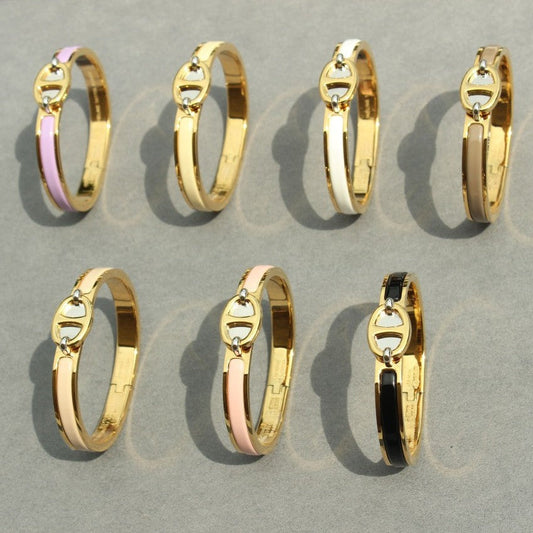 [Angela Jewellery]CLIC CHAINE GOLD BRACELET