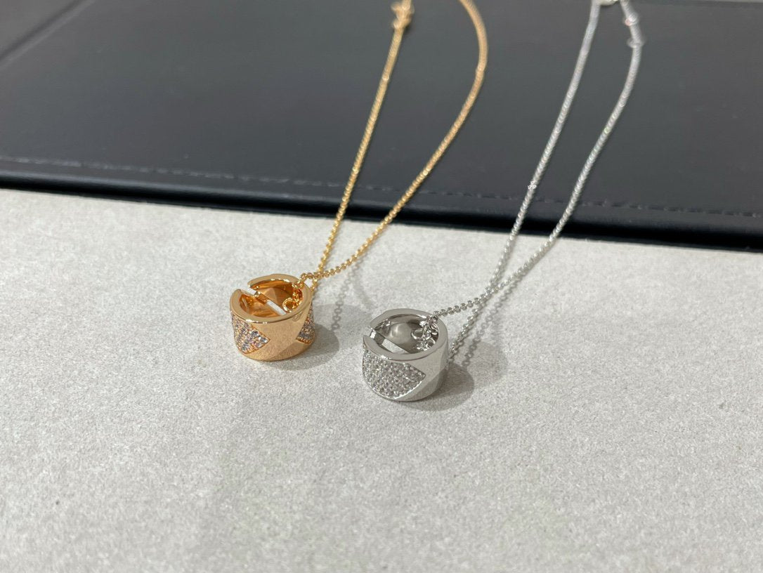 [Angela Schmuck] LIENS EVIDENCE DIAMANT-HALSKETTE